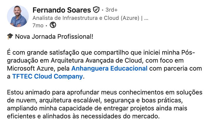 Depoimento de Fernando Soares