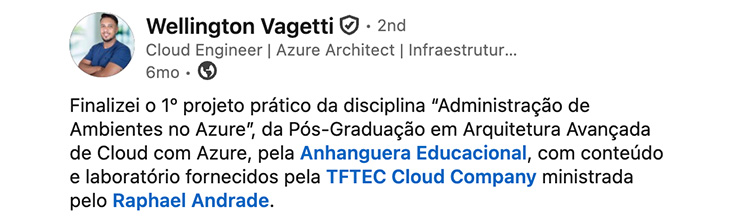 Depoimento de Wellington Vagetti